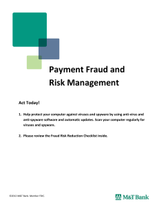 Payment Fraud and Risk Management