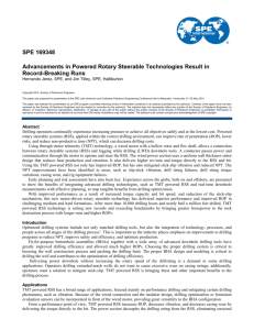 SPE 169348 Advancements in Powered Rotary Steerable