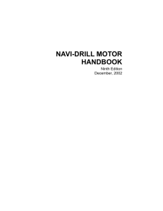 navi-drill motor handbook