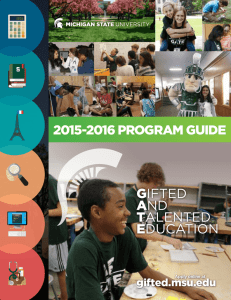 2015-2016 program guide - Ingham Intermediate School District