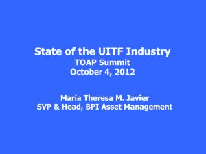 State of the UITF Industry