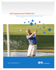2014 Supplemental FORMULARY - BlueCross BlueShield of
