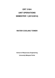 Water Cooling Tower Lab Module
