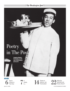 Poetry in The Post - Newspaper In Education