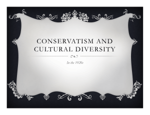 Conservatism and Cultural Diversity 1920s.pptx