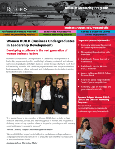 Women BUILD (Business Undergraduates in Leadership