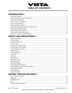 TABLE OF CONTENTS - Winnebago Industries