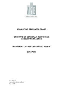 International Public Sector Accounting Standard 36 XX