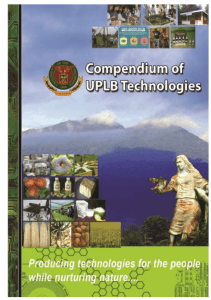 Compendium of UPLB Technologies - University of the Philippines
