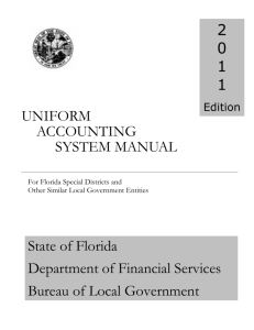 UAS Manual for Special Districts and other Reporting Entities 2011