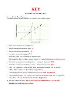 Phase Diagram Worksheet