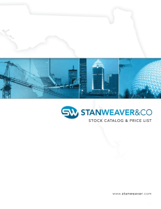 Stock Book - Stan Weaver & Co