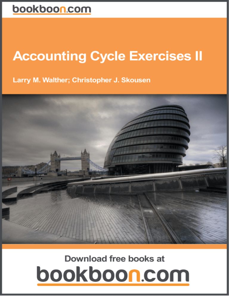 Accounting Cycle Exercises II