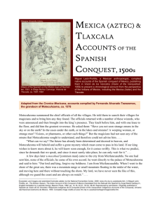 Aztec Accounts of the Spanish Conquest (1500s)