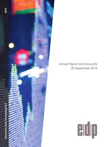 Annual Report and Accounts 30 September 2014