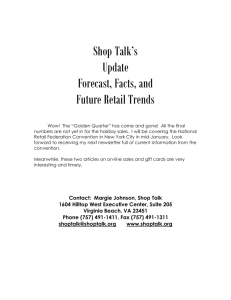 Shop Talk's Update Forecast, Facts, and Future Retail Trends