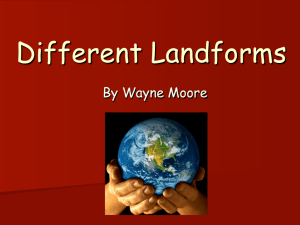 Different Landforms