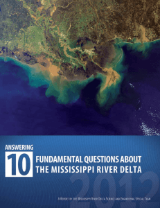10 Fundamental Questions About the Mississippi River Delta