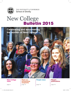 2015 Bulletin - The University of Edinburgh