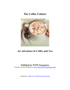 The Coffee Culture