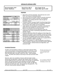 Johnson & Johnson (JNJ)