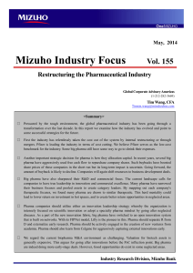 Restructuring the Pharmaceutical Industry (PDF/957KB)