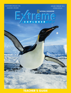 teacher's guide - National Geographic Explorer Magazine