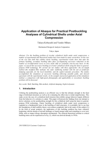 Application of Abaqus for Practical Postbuckling Analyses of