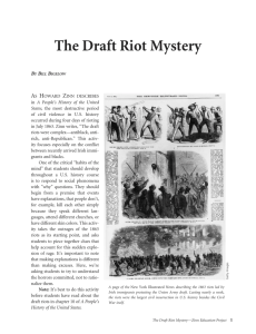 The Draft Riot Mystery - Zinn Education Project