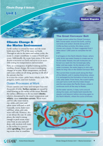 Unit 1 | Climate change and the marine environment