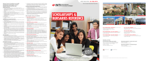 SCHOLARSHIPS & BURSARIES REFERENCE