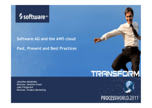 Cloud - how Software AG does it