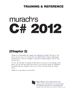 murach's - Visual Basic books