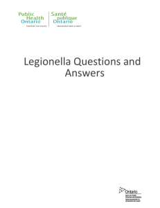 Legionella Questions and Answers