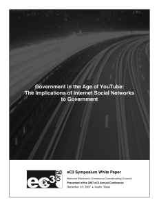 Government in the Age of YouTube