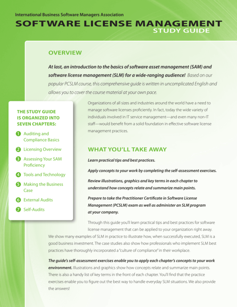 Software License Management Study Guide – ECP