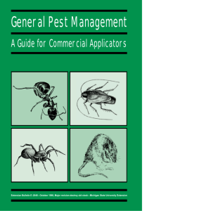 General Pest Management: A Guide for Commercial Applicators