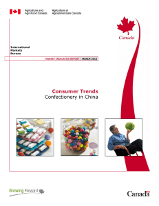 Consumer Trends - Confectionery in China