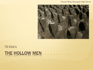 The Hollow Men - victoria weiss