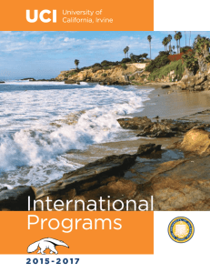 International Programs Brochure - UC Irvine Extension