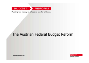 The Austrian-Federal-Budget