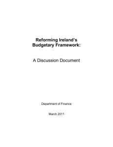 Reforming Irelands Budgetary Framework