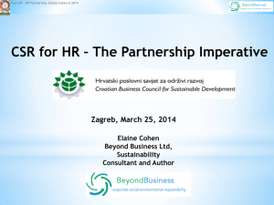 CSR and HR