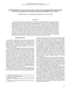 40. Probabilistic Zonation of Early Cretaceous Microfossil