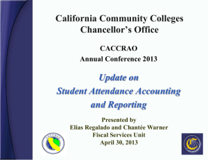 2013 CACCRAO Attendance Accounting Overview Presentation (4