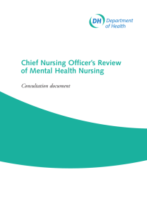 CNO Review of Mental Health Nursing