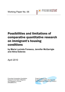 Possibilities and limitations of comparative quantitative research on