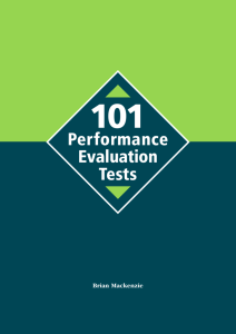 101 evaluation tests - Peak Performance Online