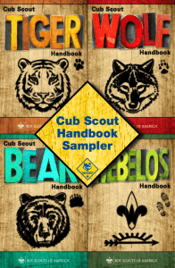 Cub Scout Handbook Sampler