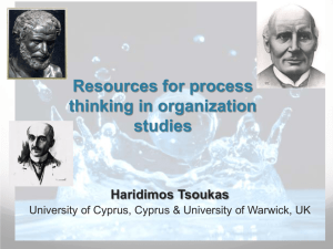 What has process philosophy to offer management studies